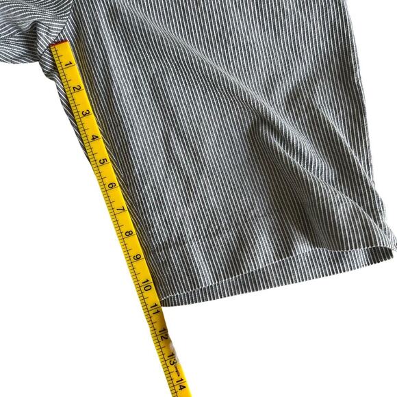 Cynthia Cynthia Steffe Women's 12 Nautical Stripe Bermuda Shorts Button Detail - Picture 6 of 6